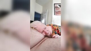 Husband films and jerks while wifey fucks bbc