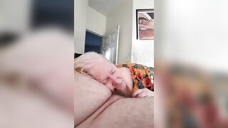 Husband films and jerks while wifey fucks bbc
