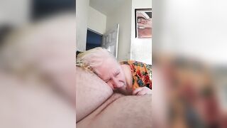 Husband films and jerks while wifey fucks bbc