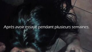 Je le suce a genoux
