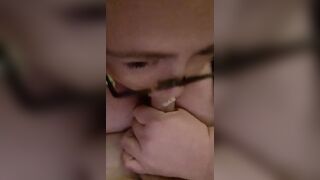 Blowing Nervous Badoo Bro's Penis x