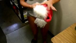shopping - caught and pulled through by the security