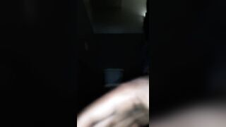 Ride big black cock inside The Wc