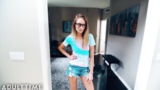 Jay Romero Leaves His Load into His beauty Step-Sis' Cunt