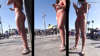 Fit Dark Haired PAWG into Bikini