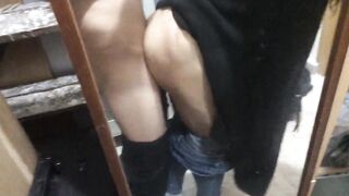 I Nailed my friend's Milf inside her closet 4k