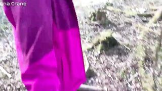Erotic Bj inside the Forest with Cum into Mouth