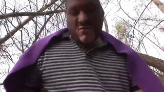 beauty hungarian bbw nailed into the woods