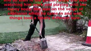 Peyton very Hottie bbw seduce her garden worker