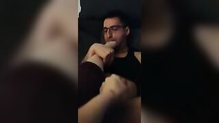 Feetfuck inside my Asshole and licking foot.