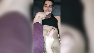 Feetfuck inside my Asshole and licking foot.