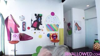 SWALLOWED Jamie Jett's world class fellatio game