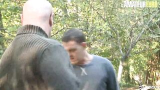 AMATEUR EUROPEAN Goddess Mya Lorenn Hard MMF Public With Her