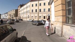 Super Dick Blowing Blonde Eleonor G Butt Packed With Her