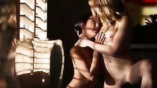 Sensual lesbians have sex