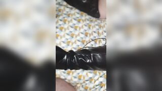 Cummed perfect hooker inside doggy with nice drip