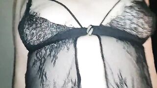 Fiance Bouncing on my Penis inside her Crotchless Underwear