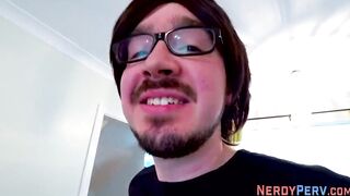 Yorkshire nerds facialize posh brit