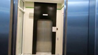 Into the elevator