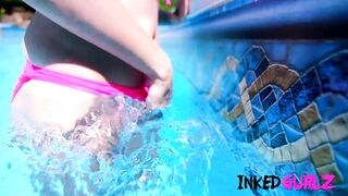 Tattooed Gurlz - Creampied Inked Eighteen Have Fun Public!