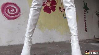 Shiny boots