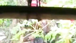 Aunty is meeting titted while taking bath-tub