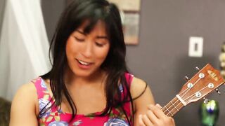 oriental Girl enjoy her finger skillz
