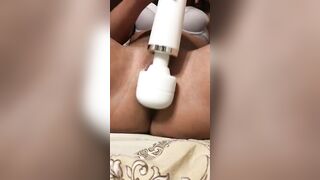 Crazywifeslut masturbates