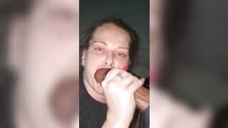 sucking off mine penis