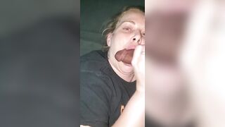 sucking off mine penis