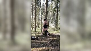 Audrey and Sub into the Woods
