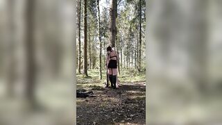 Audrey and Sub into the Woods