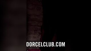 Ariel submissed to her dom's perversions inside SM club