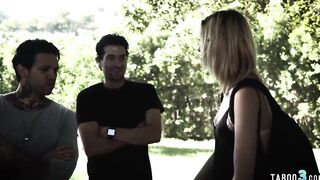 Slender 18 Haley Reed tight vagina double banged! by 2