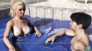 INTERTWINED #27 • With 3 sexy babes at the pool