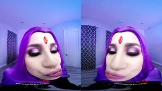 Fucking Sexual Kylie Rocket As Raven Inside Cosplay Virtual Reality point of view Parody