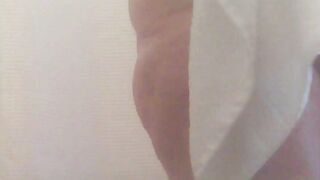 Furry pussied wifey before and after shower