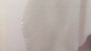 Furry pussied wifey before and after shower