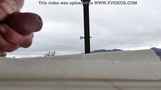 Me wanking and creampie solo