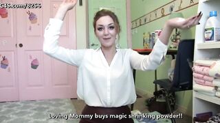 woman likes putting her hubby into diapers