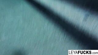 Leya and Lynn have a dyke romp into a pool