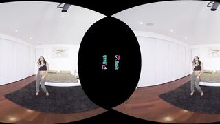 VRHUSH Thin black Bae Kira Noir dances on your penis