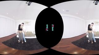 VRHUSH Thin black Bae Kira Noir dances on your penis