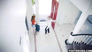 Big Boobed stepmom Ryan Keely found out that her new foster