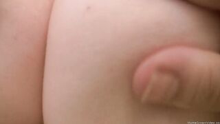 Slim redhead barely legal with perky titties loves to tease