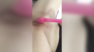 My babe wifey having fun with her snatch