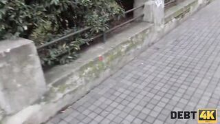 DEBT4k. Debt collector fucks the bride inside white dress