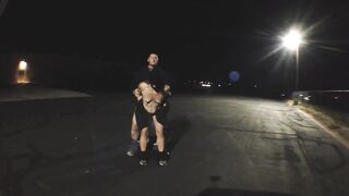A compilation of Camille being exposed blindfolded