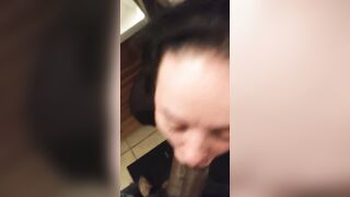 Bent over and nailed inside friends restroom