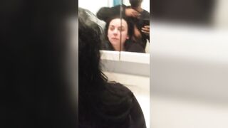 Bent over and nailed inside friends restroom